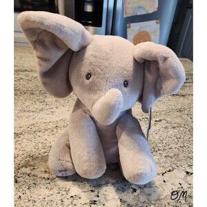 Baby Gund Animated Floppy The Elephant Peek a Boo & Sing Plush 12" Toy - NWT